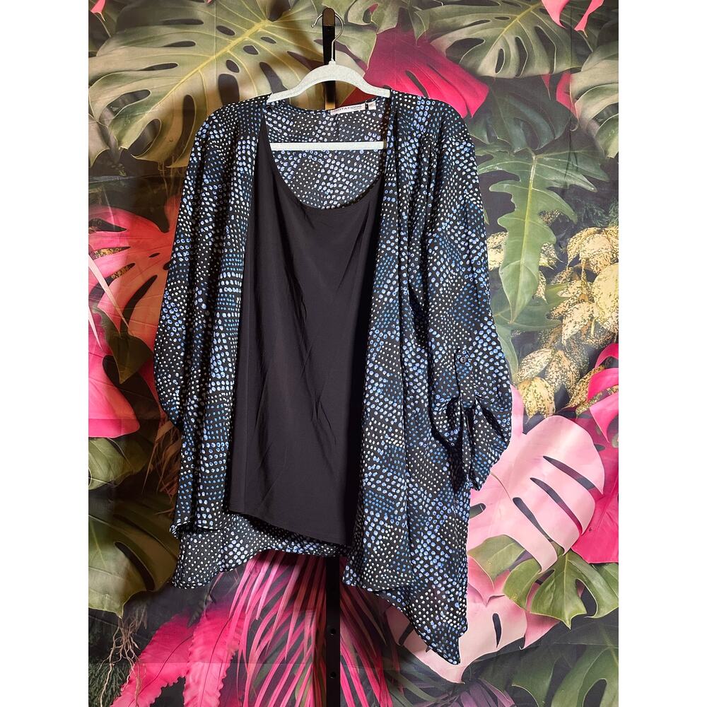 Notations 1x cardigan & tank 2 in 1
